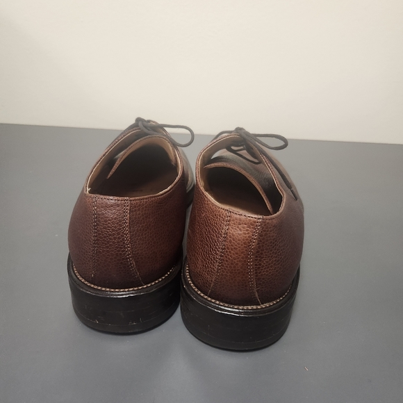 MARTIN DINGMAN - BROWN LEATHER TIE OXFORDS Shoes SIZE 9 - Picture 2 of 10